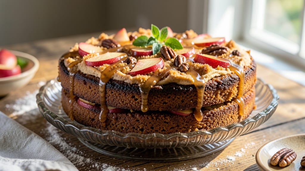 Aunt Jemima's Apple Coffee Cake Recipe: Spiced Streusel Hugs Moist Vanilla Layers