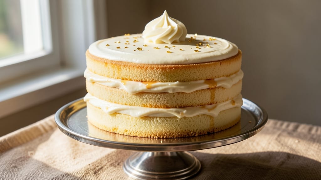 Alton Brown's White Cake Recipe: Buttery Layers With Secret Sour Cream Secret