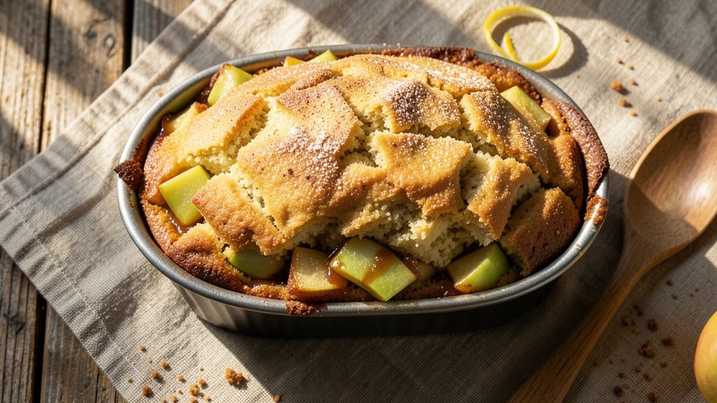 Apple Cake Loaf Tin Recipe: Spiced Apple Streusel Hugs Moist Vanilla Layers