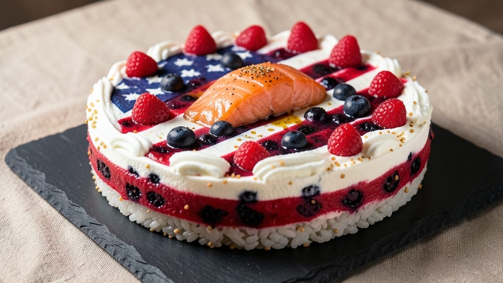 American Flag Poke Cake Recipe: Patriotic Swirls of Cream Cheese and Berry Bliss