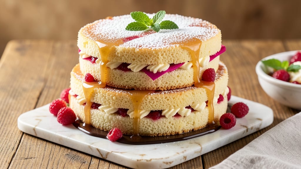 Amazing Sponge Cake Recipe: Light as Clouds With Buttery Layers