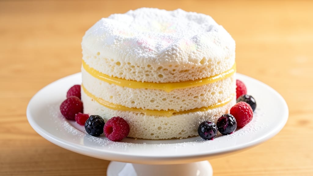 Amazing Angel Food Cake Recipe: Light-as-Air Cloud With Vanilla Kiss