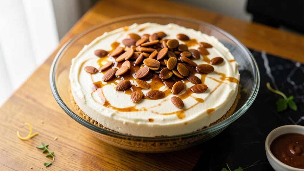 Amaretto Cheesecake No-Bake Recipe: Nutty Liqueur Swirls Without Baking