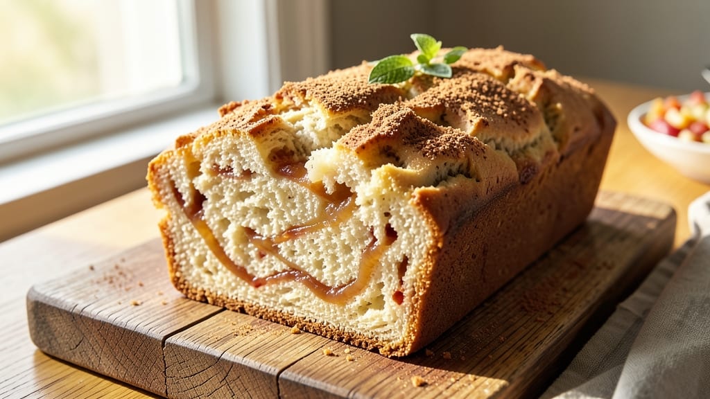Apple Bread Recipe With Cake Mix: Moist Vanilla Layers and Toasted Almond Crunch
