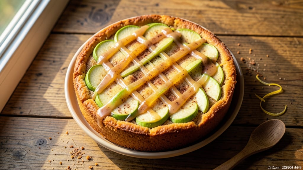 Apple Cake No Sugar Recipe: Warm Spice Streusel Hugs Moist Apple Layers
