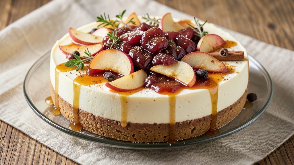 Apple Spice Cheesecake Recipe: Warm Cinnamon Crunch Over Gooey Fruit Layers
