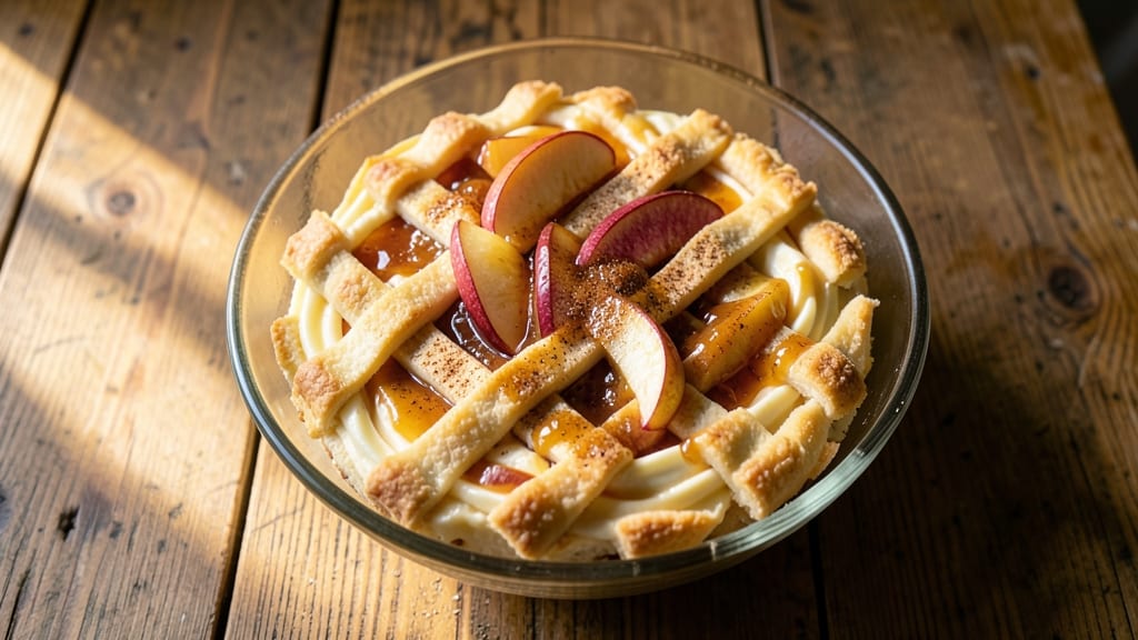Apple Pie Cheesecake Recipe Carnival Eats: Festive Two-Layer Magic in One Pan