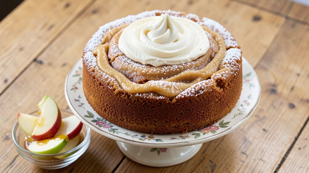 Applesauce Cake Recipe UK: Spiced Streusel Crown Over Moist Vanilla Layers