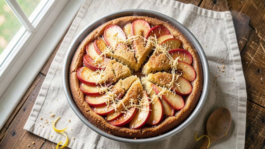 Apple Ginger Upside Down Cake Recipe: Caramelized Fruit Layers With Spiced Topping