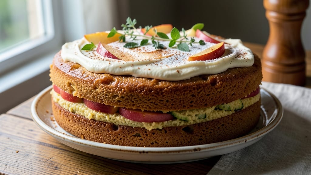 Apple Zucchini Cake Recipe: Moist Layers With Caramelized Apple Streusel