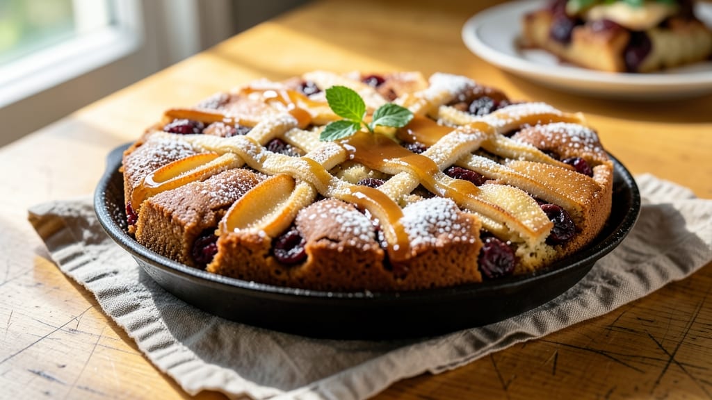 Apple and Sultana Cake Recipe: Warm Spiced Fruit Streusel With Buttery Crust Magic