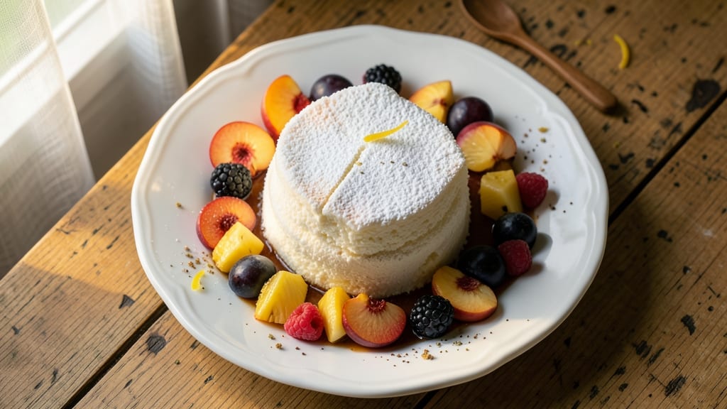 Angel Food Cake With Canned Fruit Recipe: Light Cloud Meets Sweet Preserved Bliss