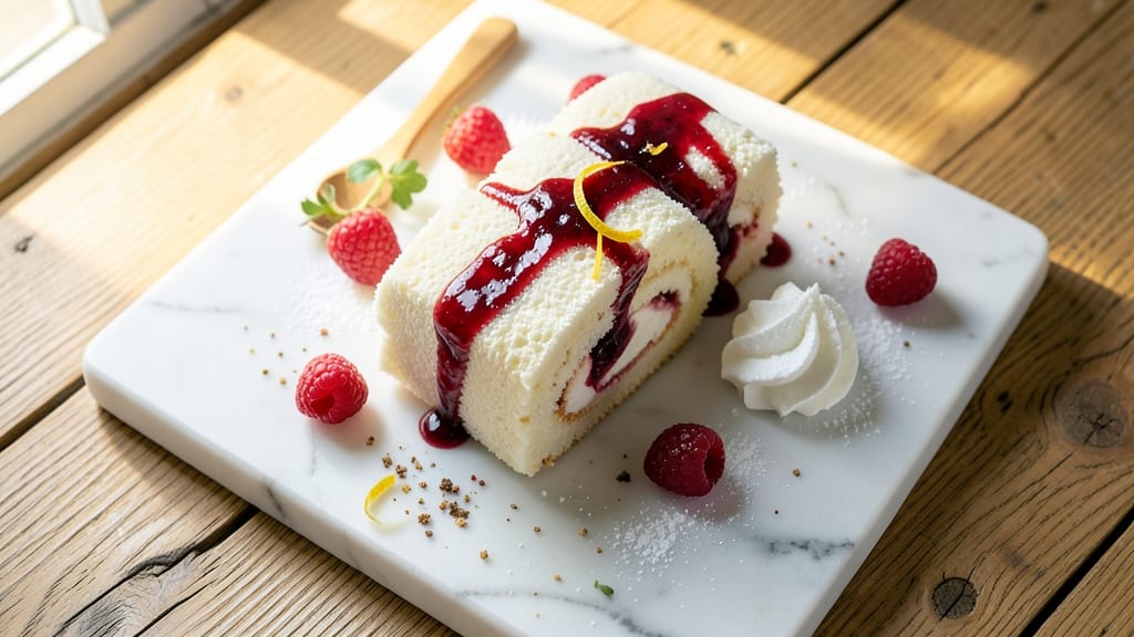 Angel Food Cake Jelly Roll Recipe: Light-as-Air Swirls With No Heavy Frosting