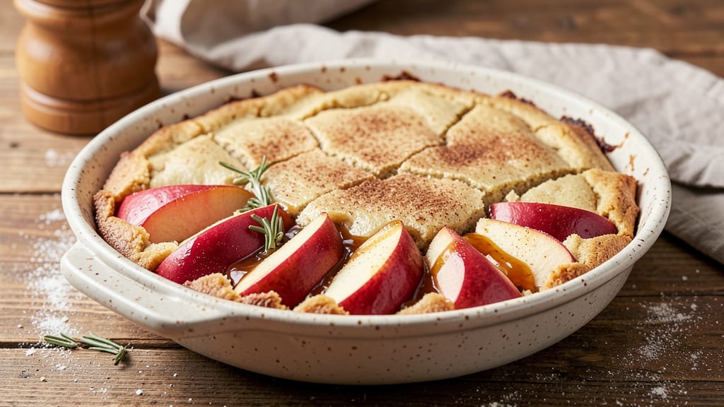 Apple Dump Cake Recipe With Spice Cake Mix: Warm Spiced Streusel Hugs Juicy Apple Layers