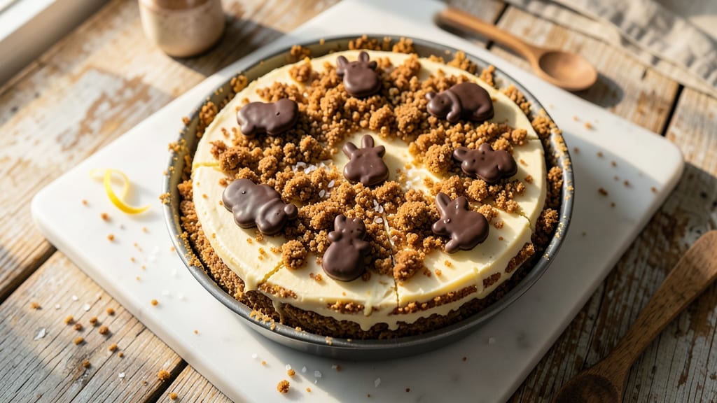 Animal Cookie Cheesecake Recipe: Buttery Crunch Meets Ultra-Smooth Cream Cheese Rivers