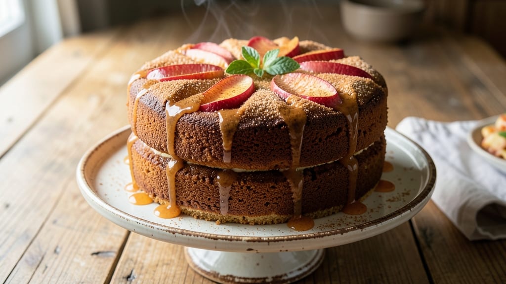 Apple Spice Cake Recipe UK: Warm Cinnamon Streusel Hugs Moist Vanilla Layers