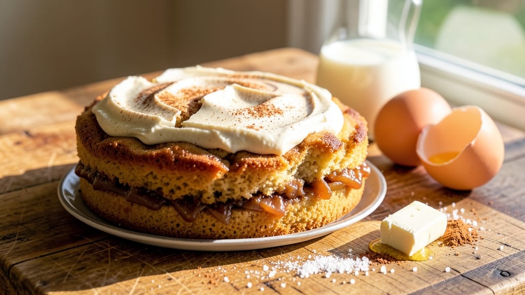 Apple Pie Filling Cake Mix and Butter Recipe: Golden Streusel Crown Over Spiced Apple Bliss