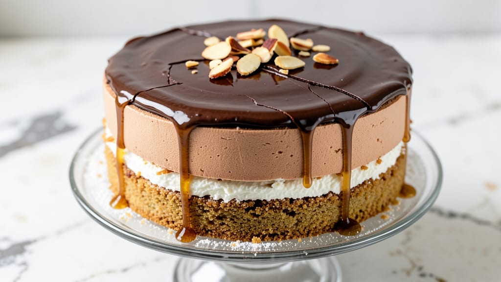 Amaretto Mousse Cake Recipe: Nutty Liquor Infusion With Light-as-Air Layers