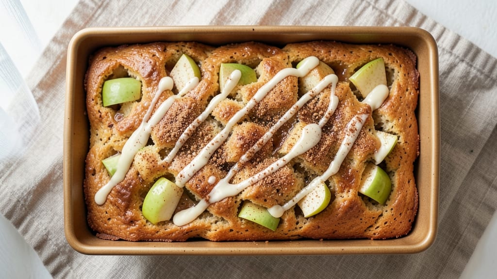Apple Pie Cake Mix Bread Recipe: Warm Spice Streusel Hugs Juicy Apple Layers