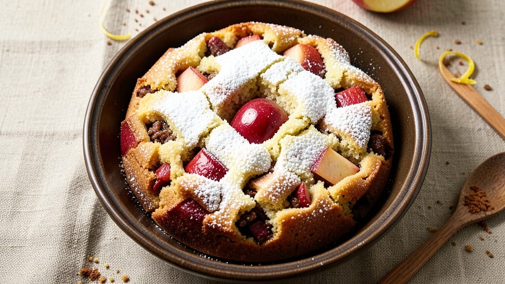 Apple and Mincemeat Cake Recipe: Warm Spiced Apple Filling Between Crispy Layers