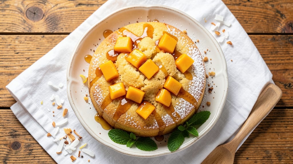 Alphonso Mango Cake Recipe: Golden Layers With Caramelized Top