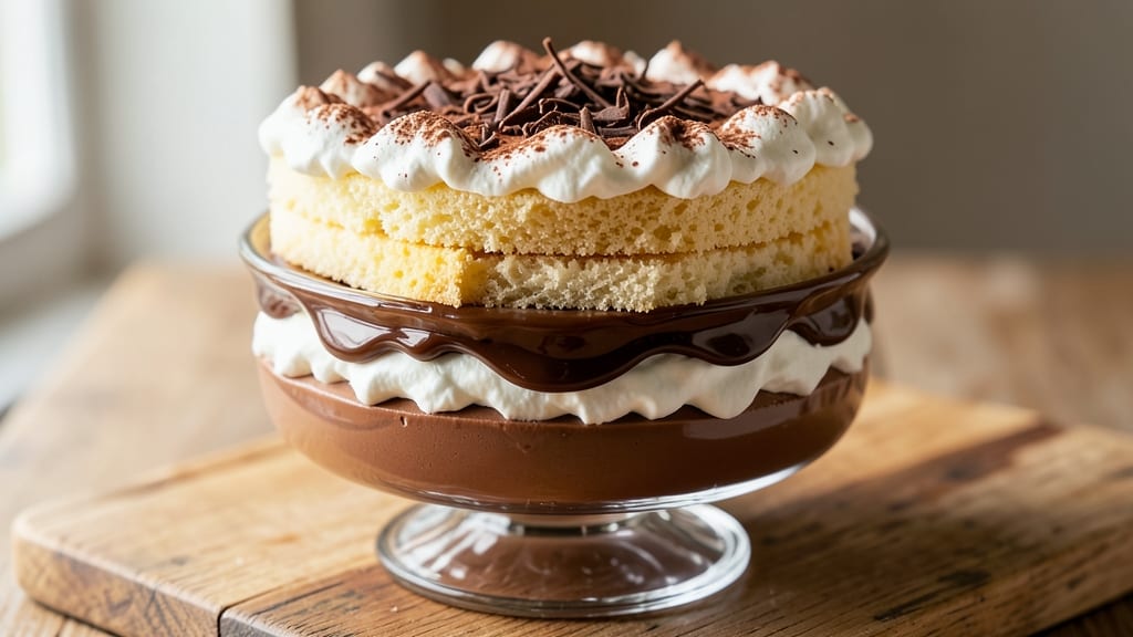 Angel Food Cake Chocolate Trifle Recipe: Fluffy Layers Meet Rich Cocoa Bliss