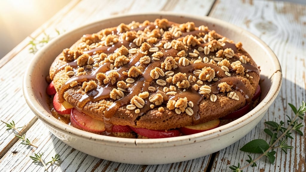 Apple Cake Topping Recipe: Warm Spiced Streusel With Buttery Crunch