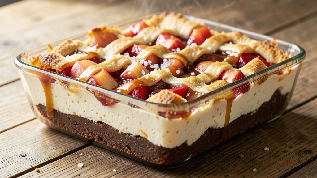 Apple Blondie Cheesecake Bars Recipe: Buttery Crust Meets Spiced Apple Cheese Swirl