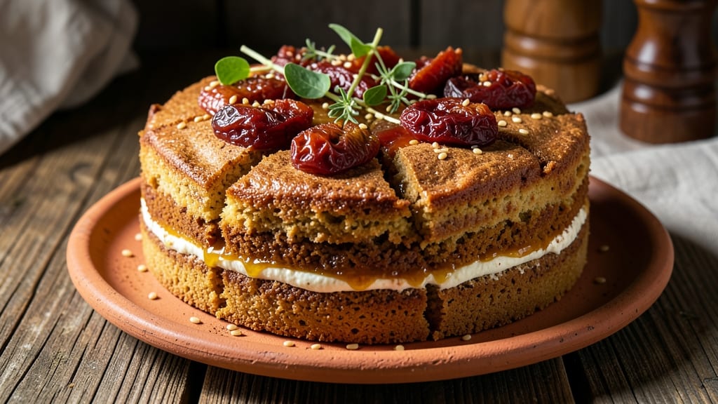 Ancient Greek Honey Cake Recipe: Golden Syrup and Fig Delight