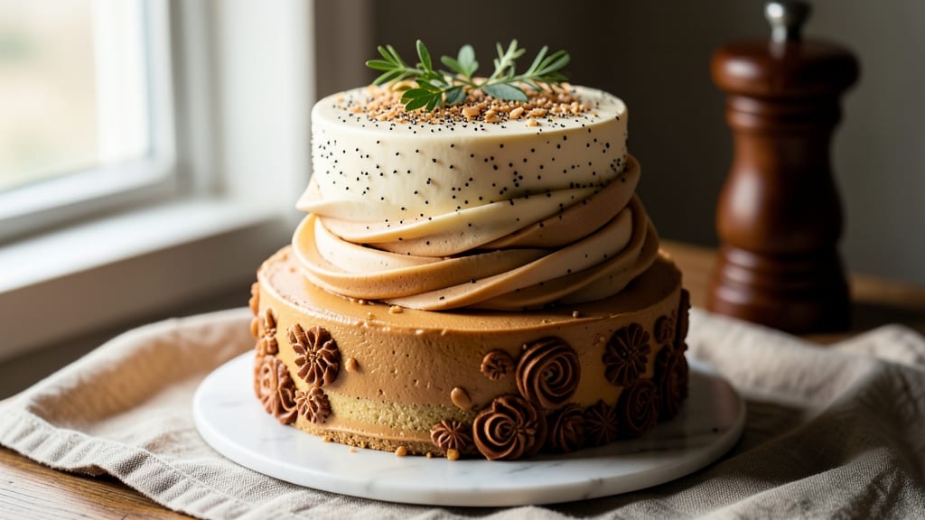 Almond Poppy Seed Wedding Cake Recipe: Nutty Vanilla Layers with Buttery Fondant Finish