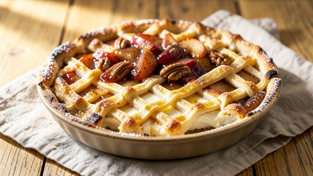 Apple Cheesecake Tart Recipe: Buttery Crust Meets Apple-Cream Cheese Bliss
