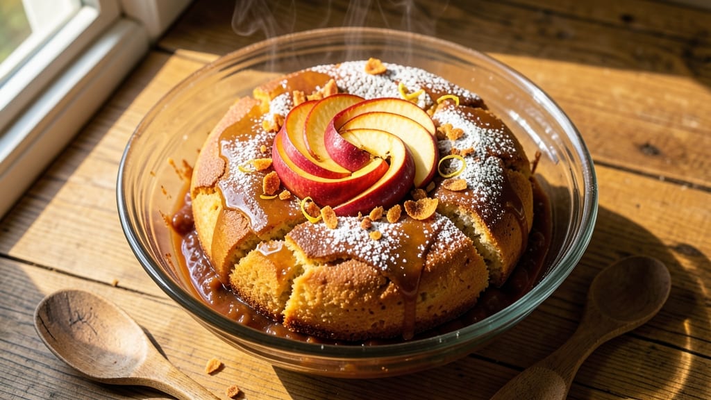 Apple Magic Cake Recipe: Spiced Apple Layers With Buttery Crust Bliss