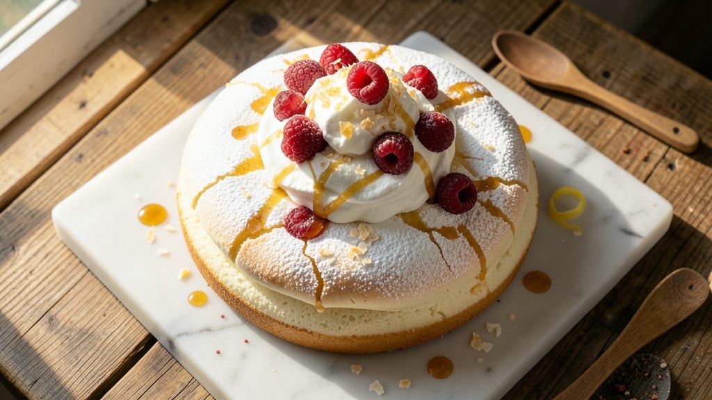Australian Pavlova Cake Recipe: Crispy Meringue Shell With Tangy Kiwi Cream