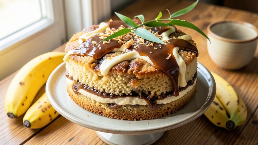 Asian Banana Cake Recipe: Warm Spice and Caramelized Top Notes