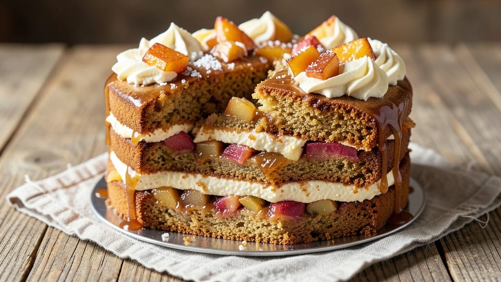 Apple Jack Cake Recipe: Boozy Caramel Swirl With Spiced Apple Layers