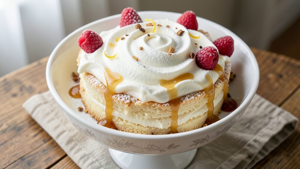 Angel Food Ice Cream Cake Recipe: Light-as-Air Layers With Vanilla Cloud Magic