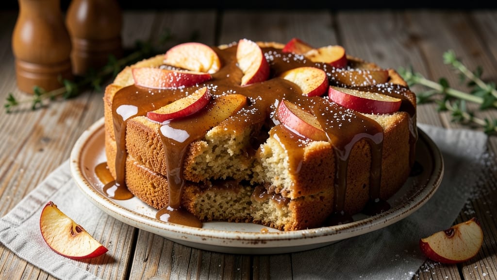 Apple Cake Recipe With Brown Sugar Glaze: Warm Spiced Layers and Buttery Gloss Finish