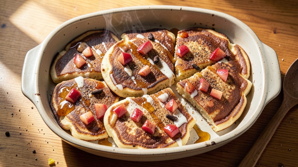 Apple Oven Pancake Recipe: Warm Spiced Apple Swirl With Buttery Crumb Top