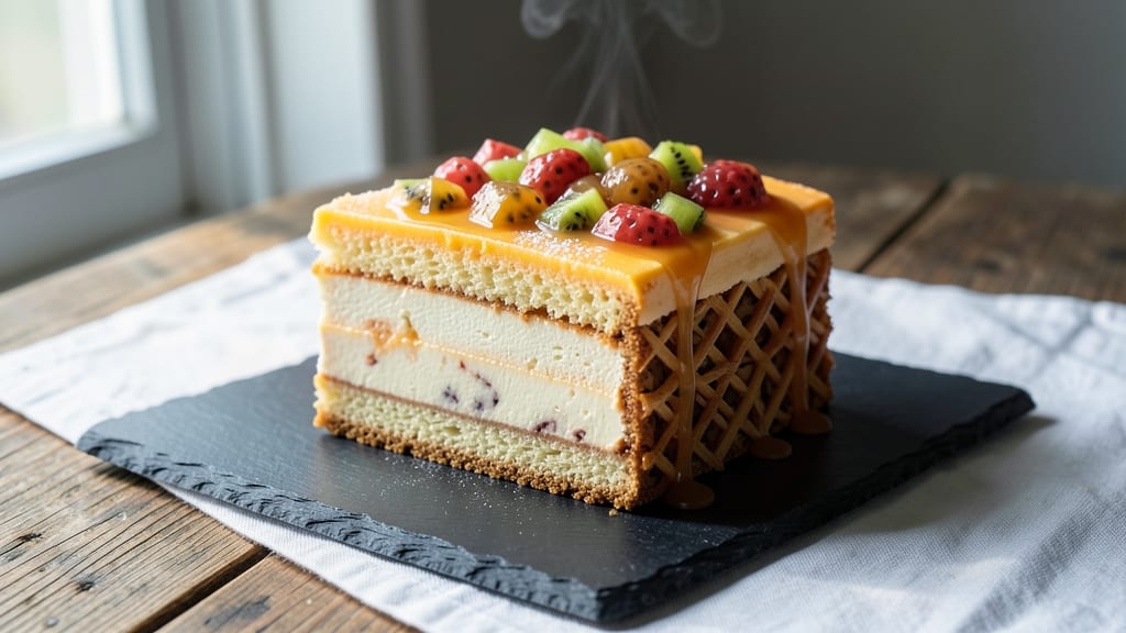 Asian Fruit Cream Cake Recipe: Tropical Layers With Silky Mango Filling