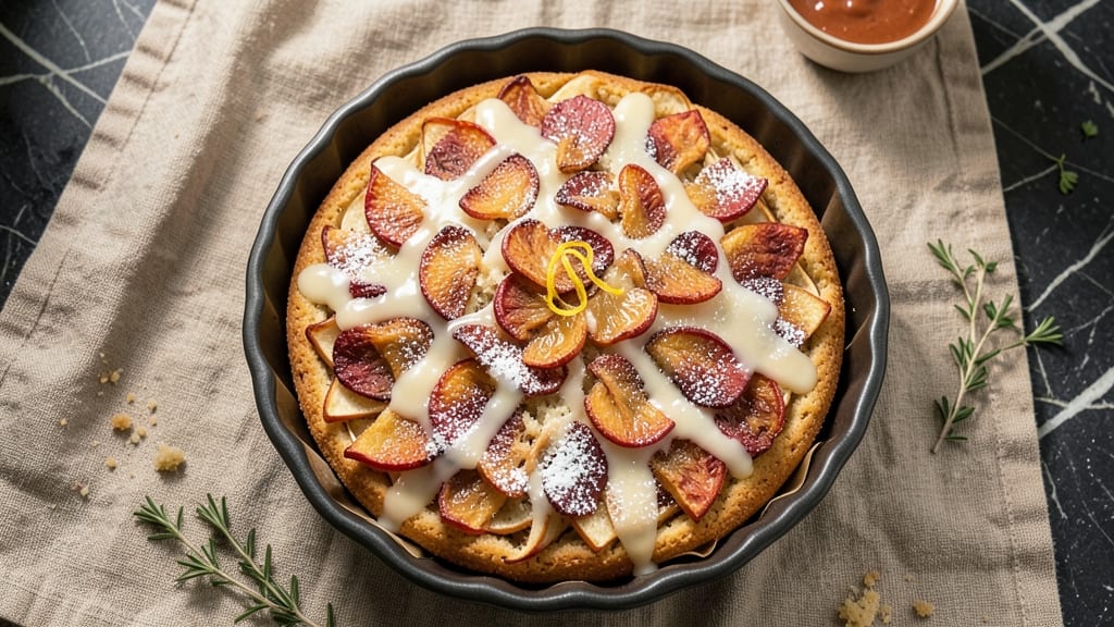 Apple Chip Cake Recipe: Buttery Crust With Spiced Apple Swirls