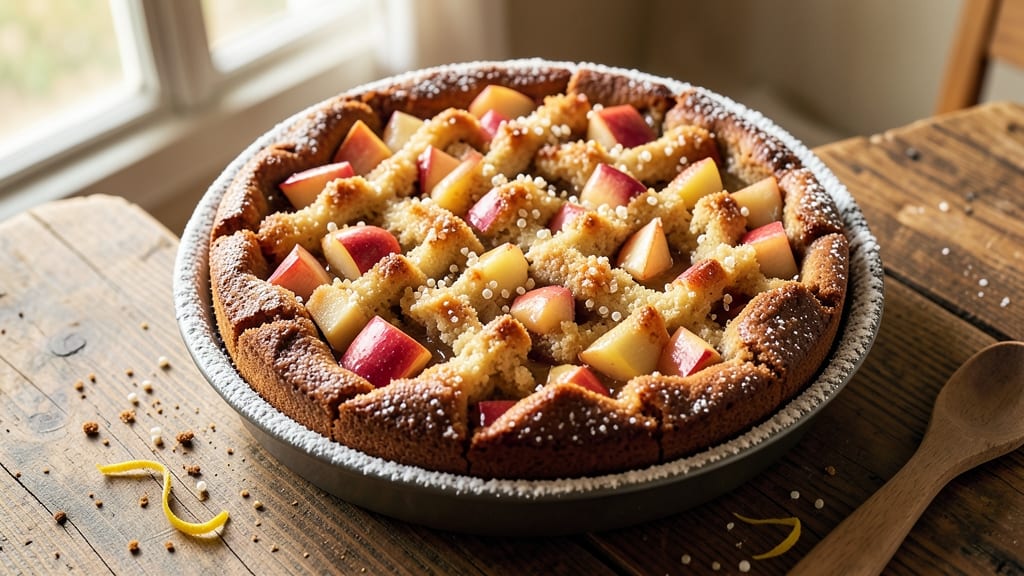 Apple Pear Coffee Cake Recipe: Spiced Streusel Crown Over Juicy Fruit Layers