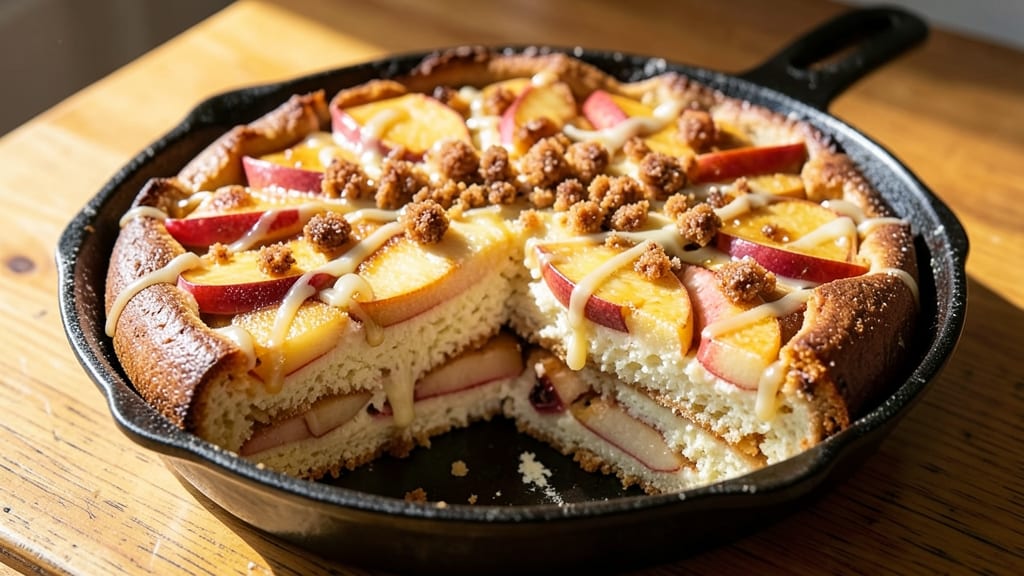 Apple Angel Dump Cake Recipe: Warm Spiced Apple Streusel Hugs Moist Vanilla Layers