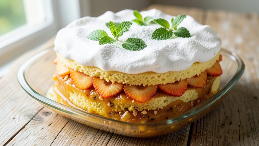 Angel Food Pineapple Cake 9x13 Recipe: Light-as-Air Layers with Tropical Sweetness
