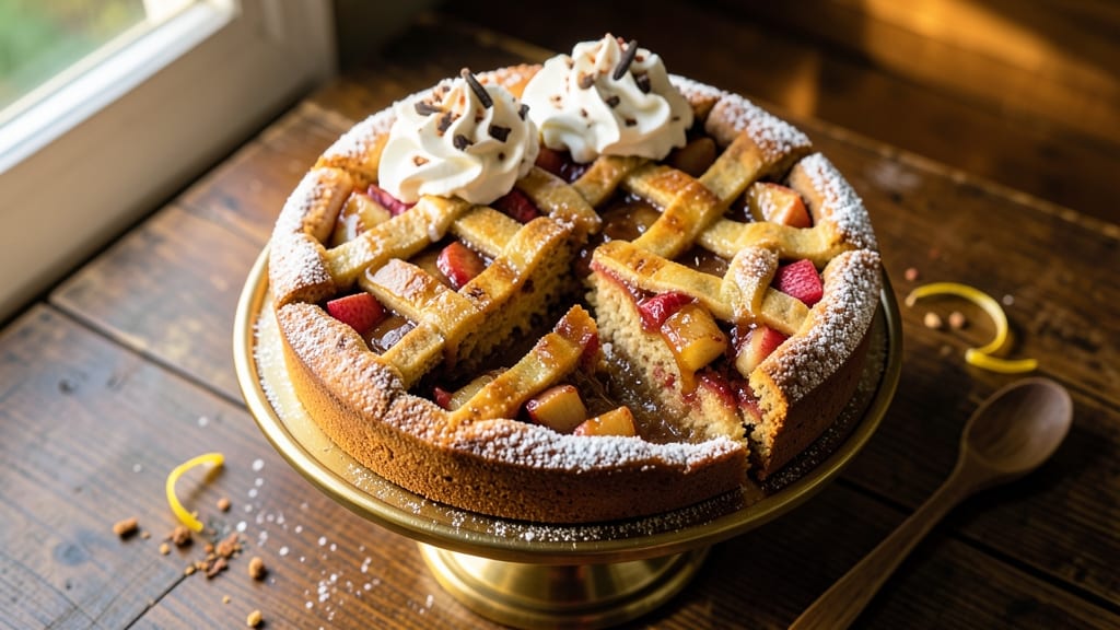 Apple Pie Filling Cake Recipe From Scratch: Spiced Apple Layers Hugged by Buttery Streusel