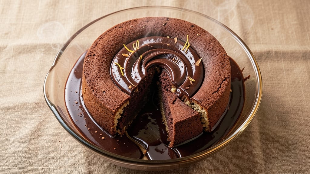 Austrian Chocolate Cake Recipe: Dark Chocolate Ganache With Marzipan Twist