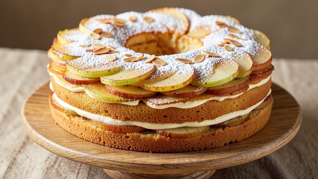 Apple Ring Cake Recipe: Warm Spice Streusel Hugs Juicy Apple Layers