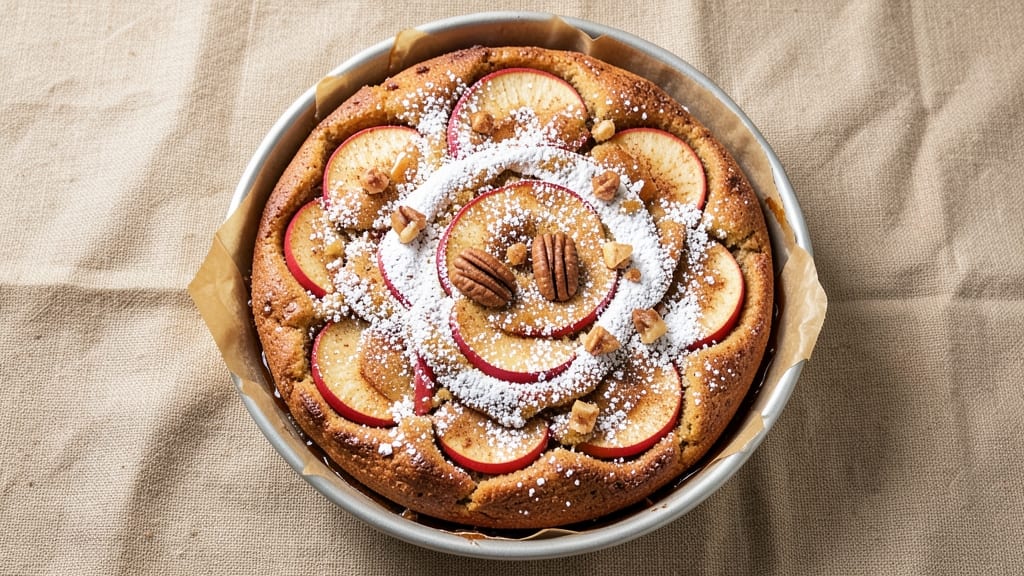 Apple Fritter Cake Recipe by Rosie: Caramelized Apple Filling with Buttery Almond Streusel