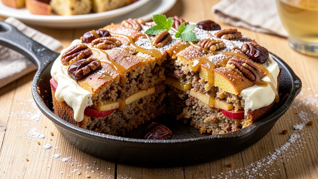 Apple Date and Pecan Cake Recipe: Warm Spiced Layers with Nutty Crunch