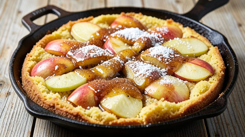 Apple Dump Cake Recipe With Yellow Cake Mix: Caramelized Apple Streusel Hugs Moist Layers