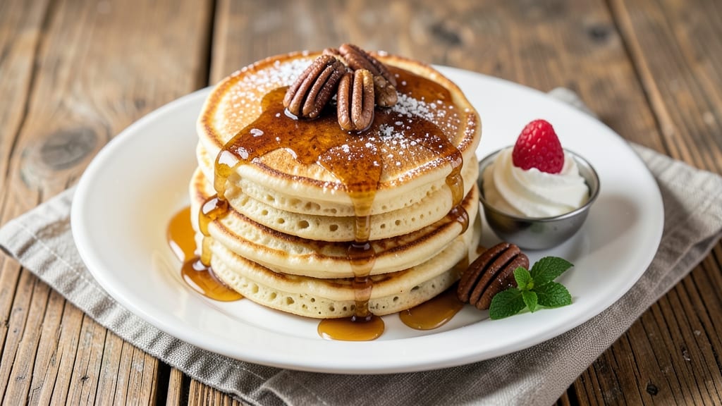 American Pancake Recipe No Egg: Fluffy Stacks Using Applesauce and Yogurt